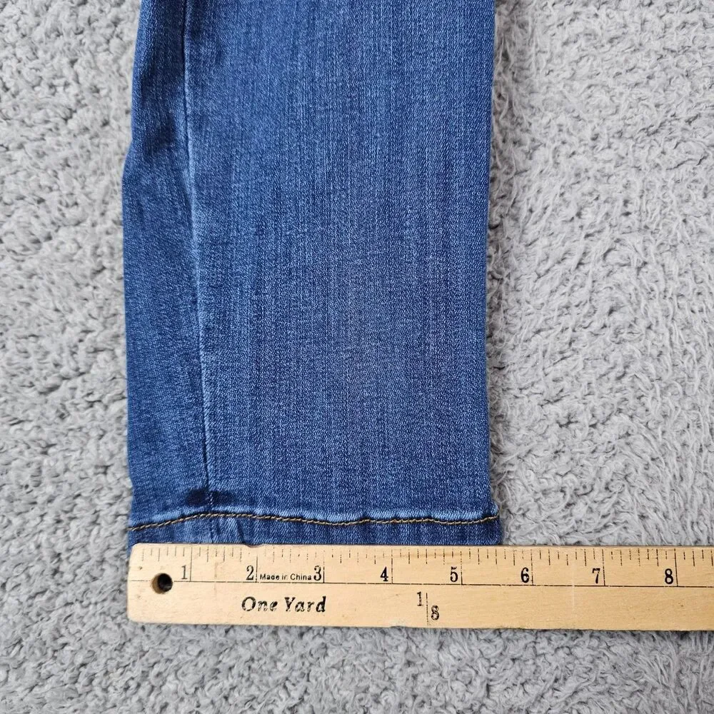 Judy Blue Jeans Women 5/27 Boyfriend Fit Mid Rise Pull On Legging Stretch 88369